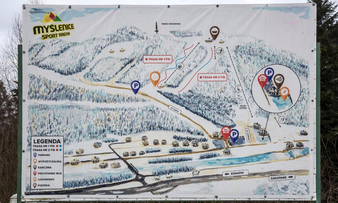 Sloneczny Chelm - Apartamenty W Gorach, Prywatna Sauna Jacuzzi Balia W Cenie, Spa, Grill, Stok Narciarski Myslenice, Sciezki Rowerowe, Rzeka Raba, Widok Na Tatry Exterior photo